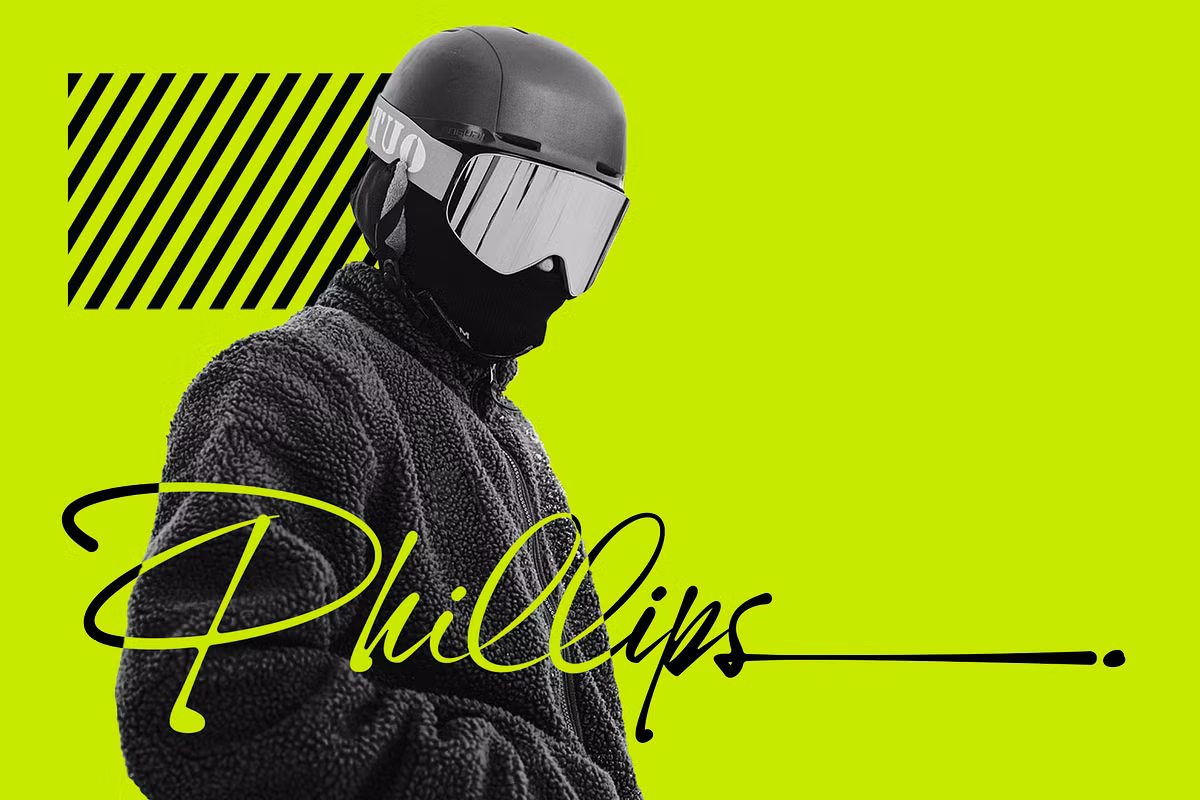 Example of Nedalin signature font style