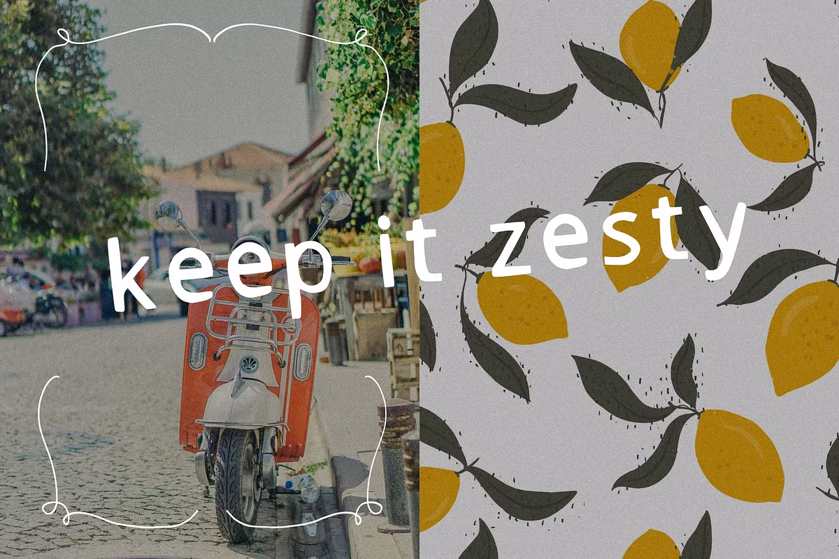 Lemori font characters and typography features