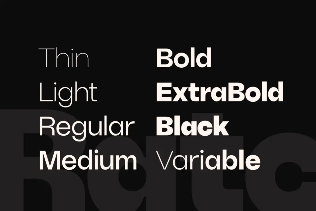 Ratch specimen — Character set and features