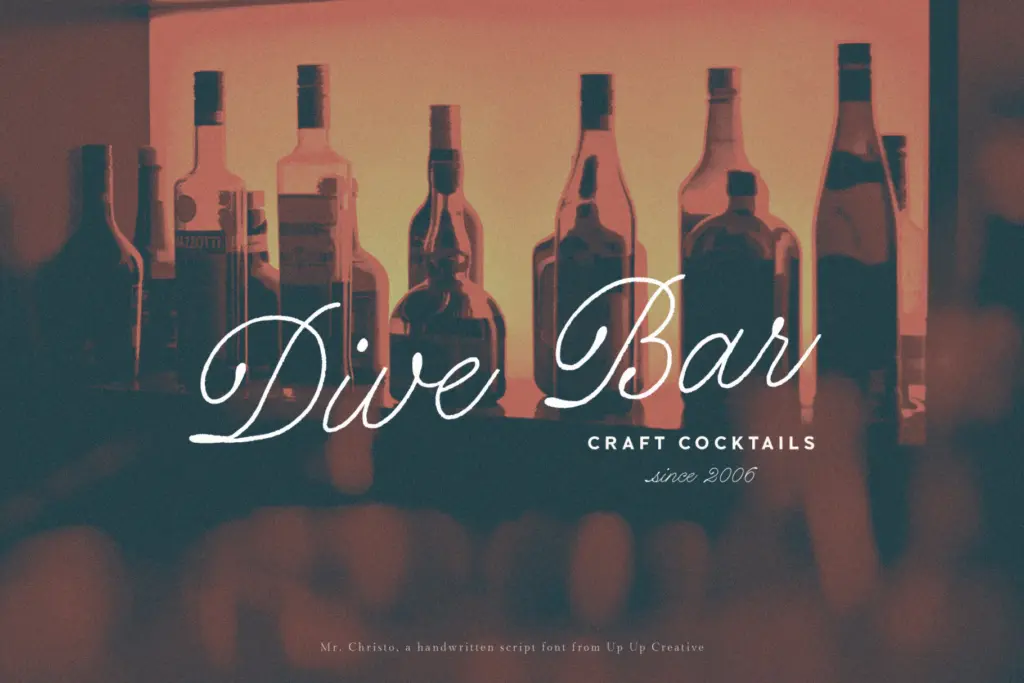 Mr Christo specimen — Character set and features