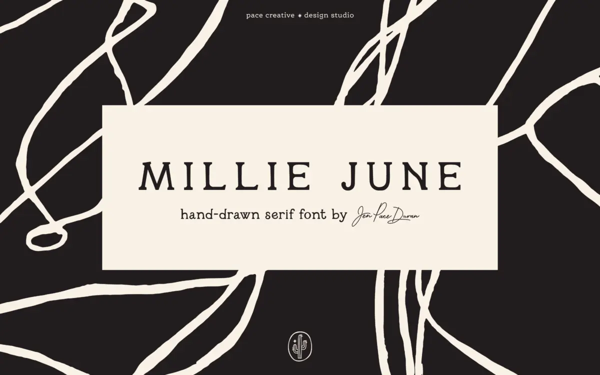 Millie June: a hand-drawn serif with vintage southern charm