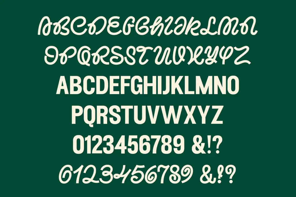 ED Nimpkish specimen — Character set and features