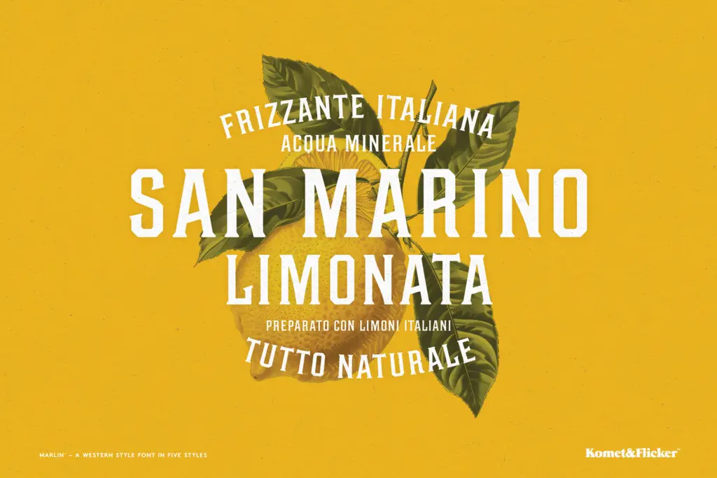 Marlin specimen — Character set and features