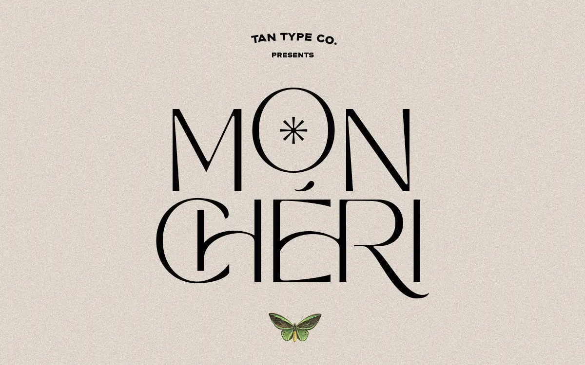 TAN Mon Cheri: A Clean Sans With Retro Ligature Flourishes