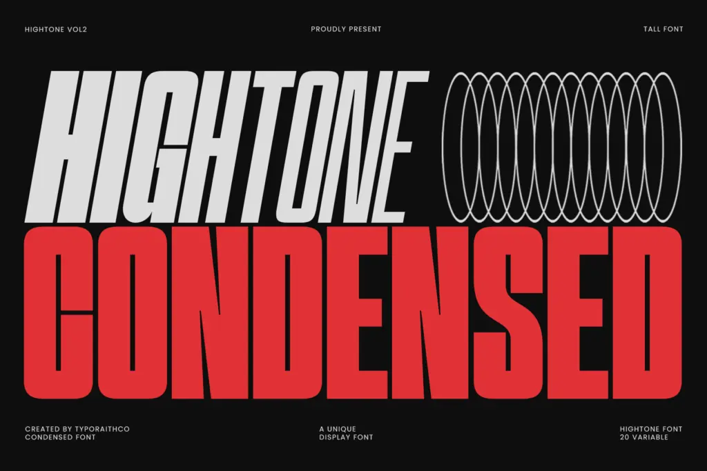 Hightone specimen — Design style