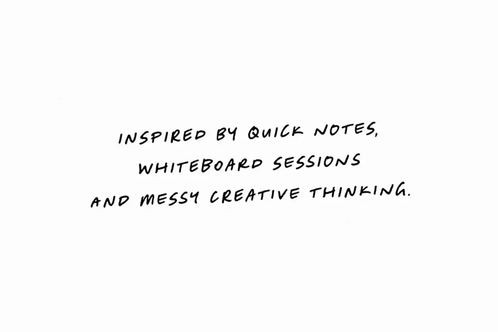 Notemaker's Mark specimen — Design style