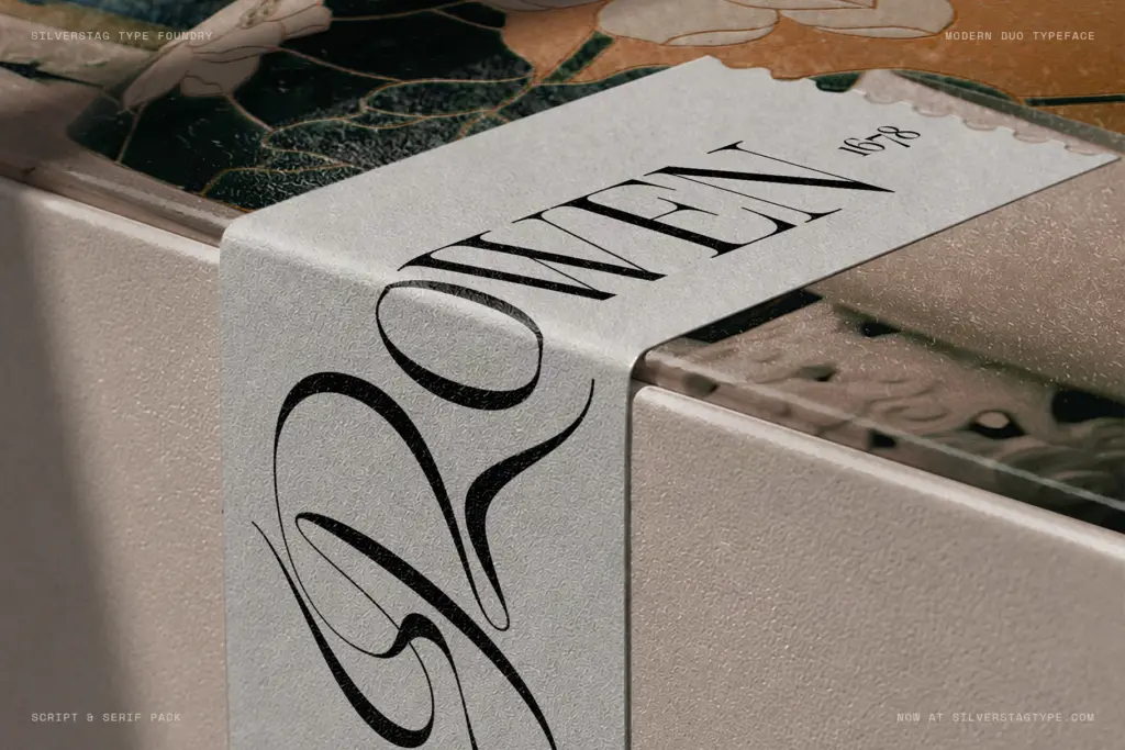 Hazel Shore specimen — Design style