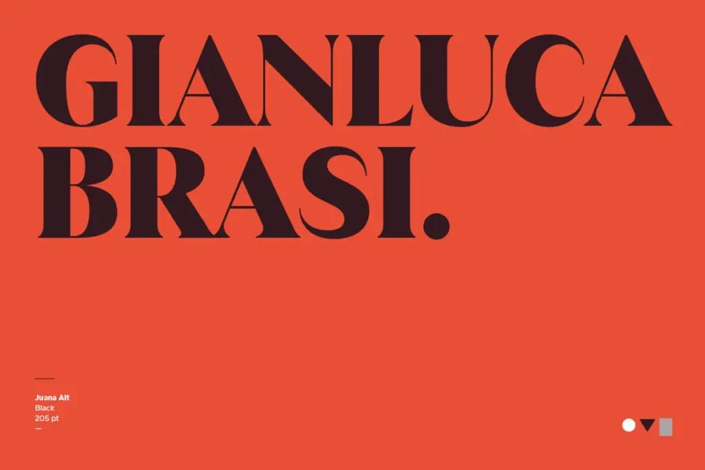 Juana specimen — Character set and features