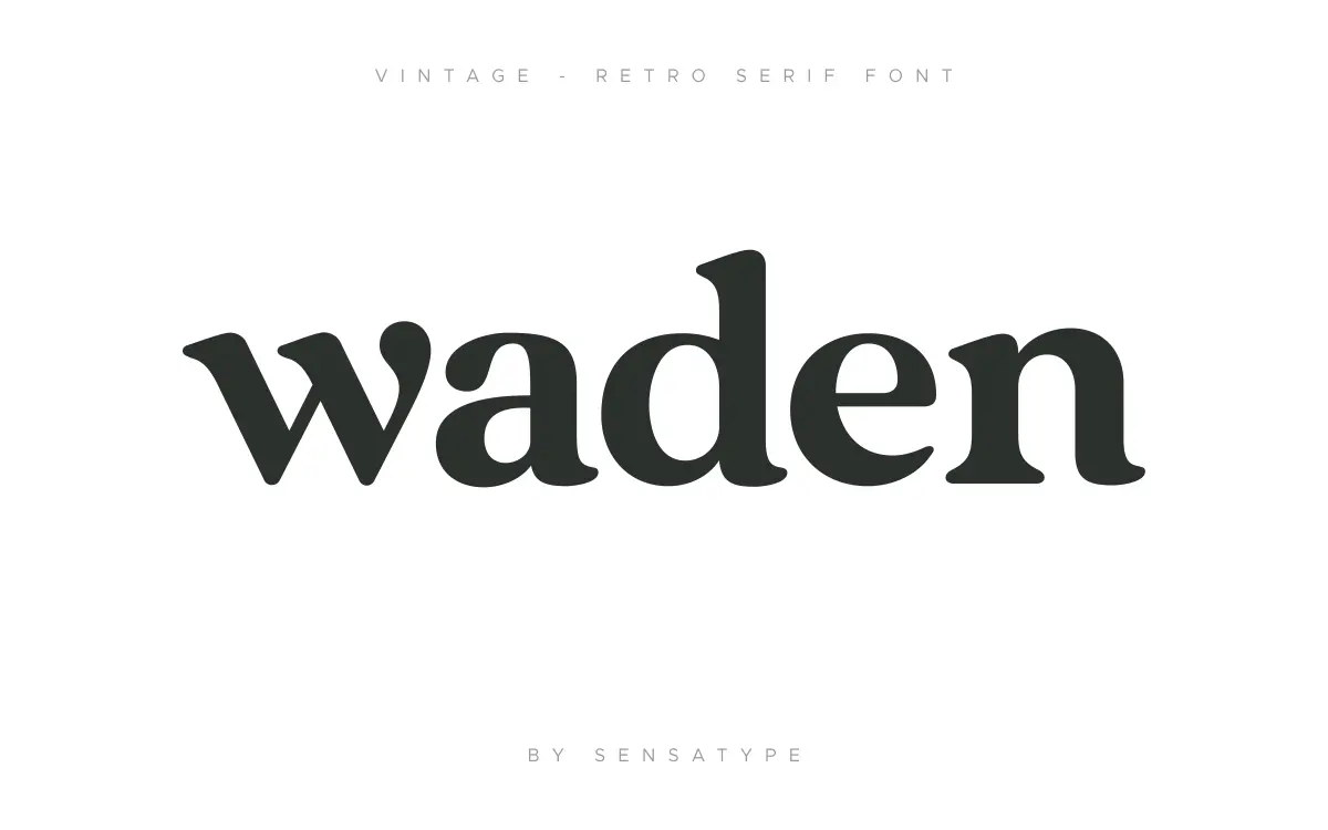 Vintage: A Layered Retro Serif Built for Stacking Effects