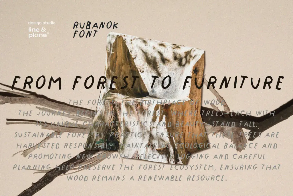 Rubanok specimen — Character set and features