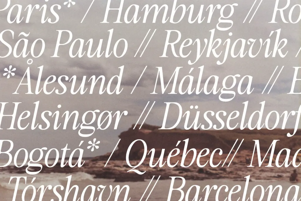 The Astoria's Editorial Serif specimen — Use cases