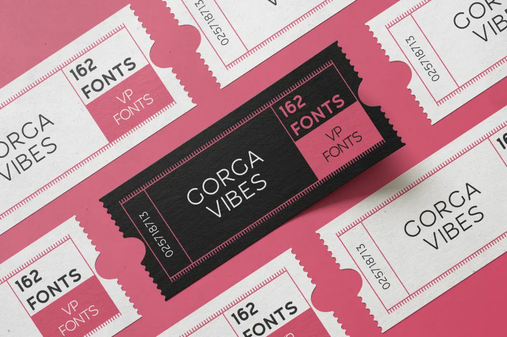 Gorga Sans specimen — Character set and features