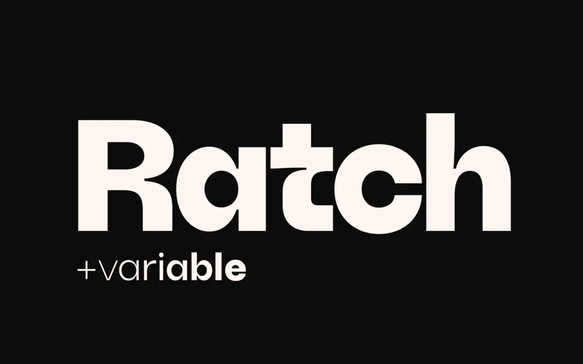 Ratch: A Geometric Grotesk with Personality for Brand Systems