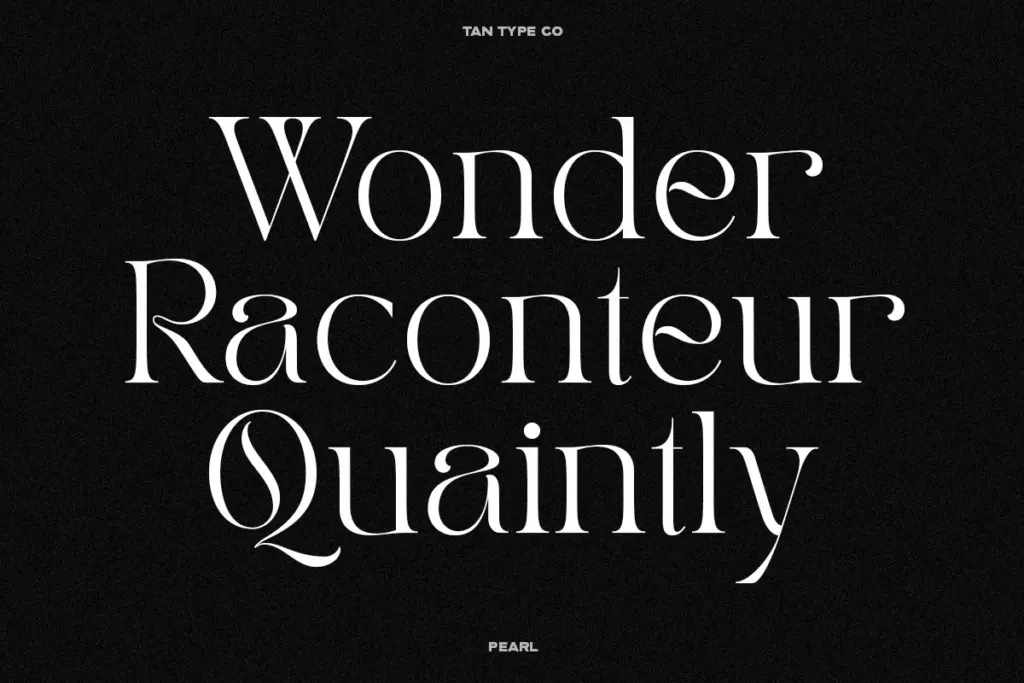 TAN Pearl specimen — Design style