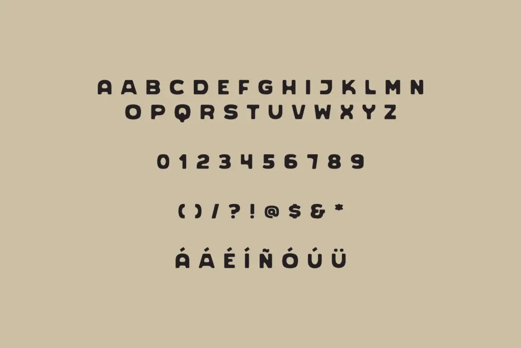 Vaquero specimen — Design style