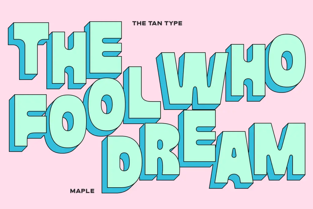 Maple specimen — Design style