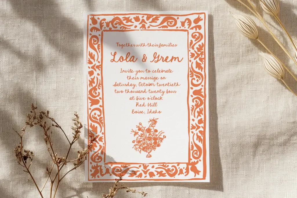 Whimsical Romance specimen — Character set and features