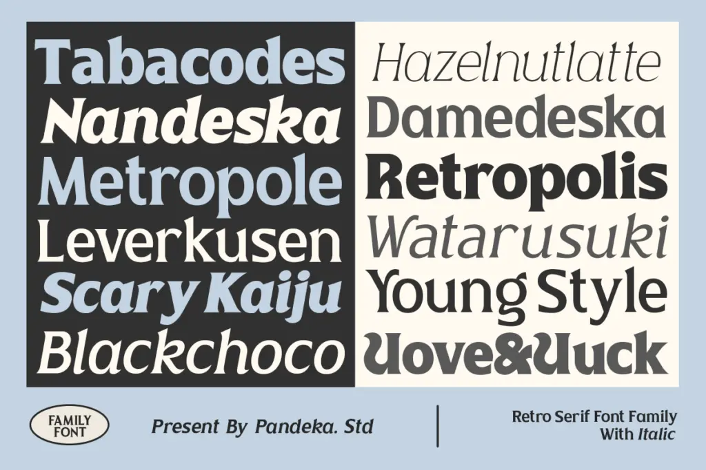 Valty specimen — Character set and features