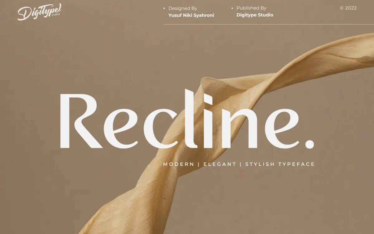 Recline: a ten-weight sans for brand systems that need range
