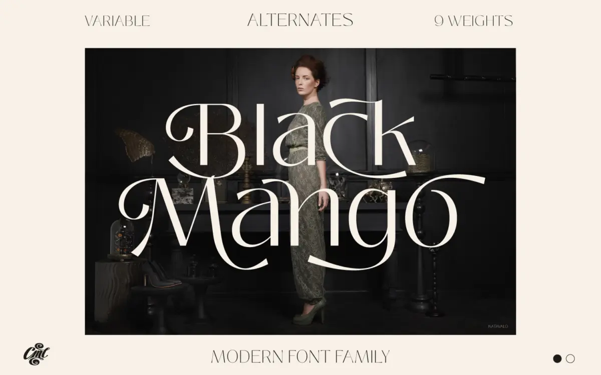 Black Mango: a 9-weight sans built for branding and web work