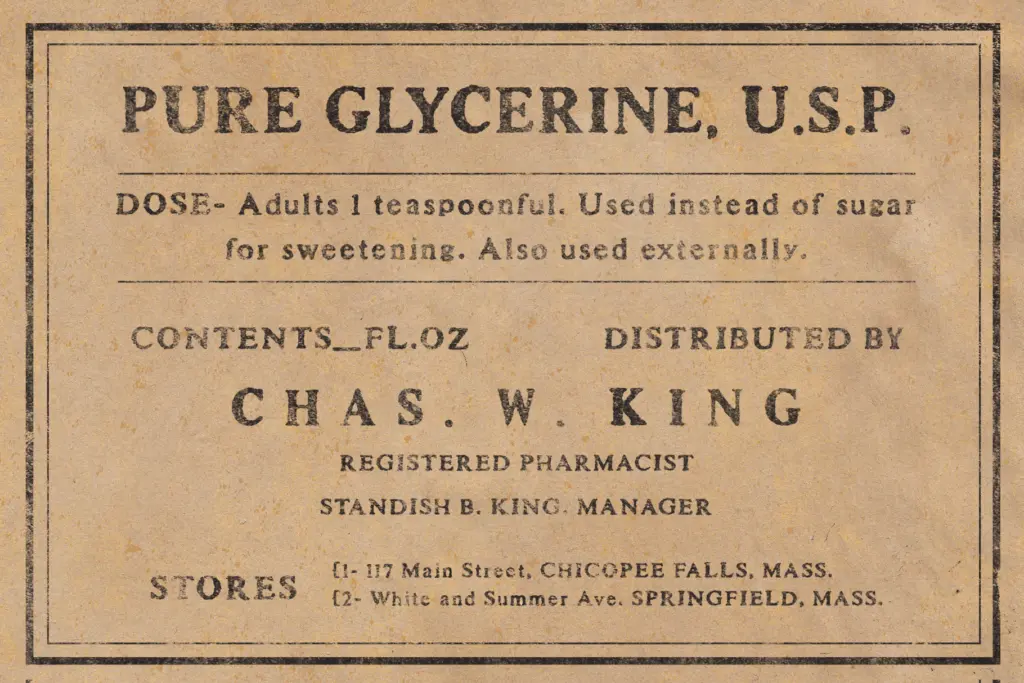 Apothecary Serif specimen — Design style
