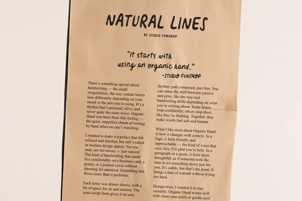 Organic Hand specimen — Use cases
