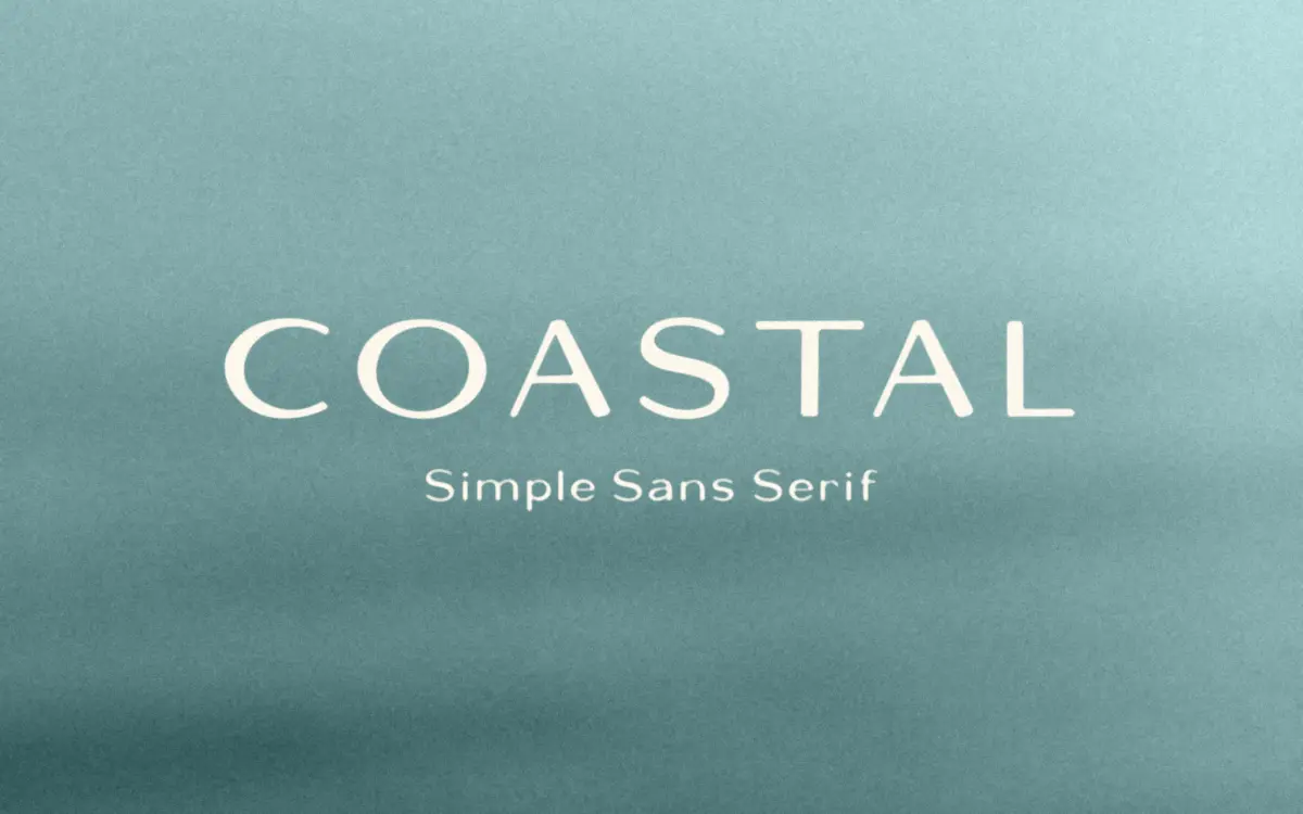 Coastal: a hand-crafted sans for beachy, unfussy branding work