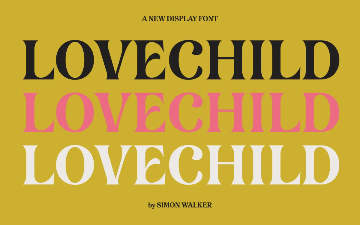 Lovechild: a loose, hand-drawn script for branding with personality