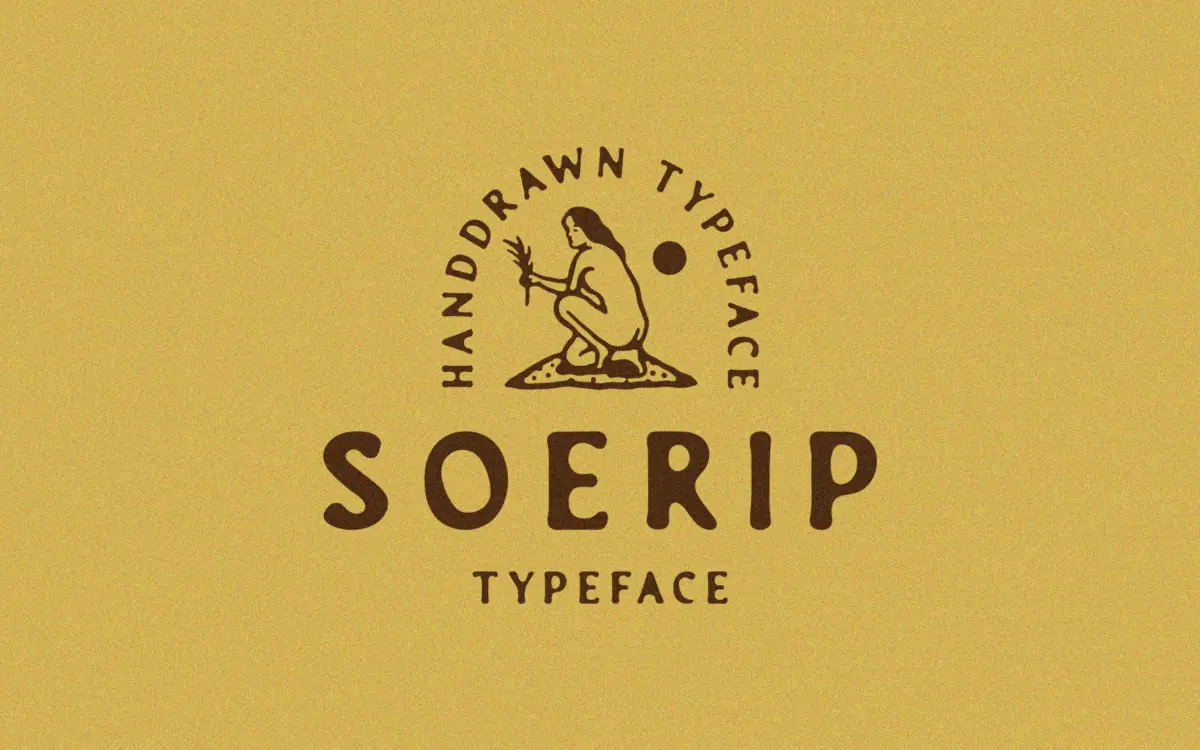 Soerip: a handdrawn Victorian-street display face for vintage branding
