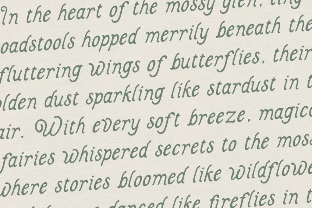 Fairwren specimen — Design style