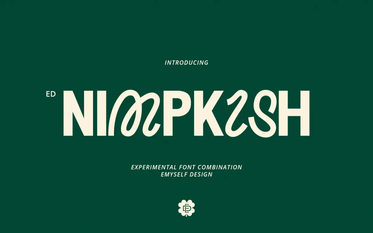 ED Nimpkish: a mismatched-case display sans built for punchy headlines