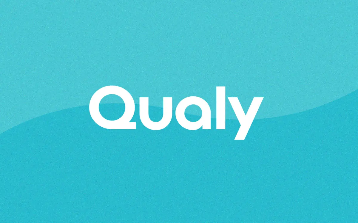 Qualy Logo Font: a stripped-back geometric sans built for wordmarks