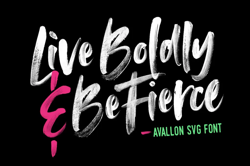 Avallon specimen — Design style