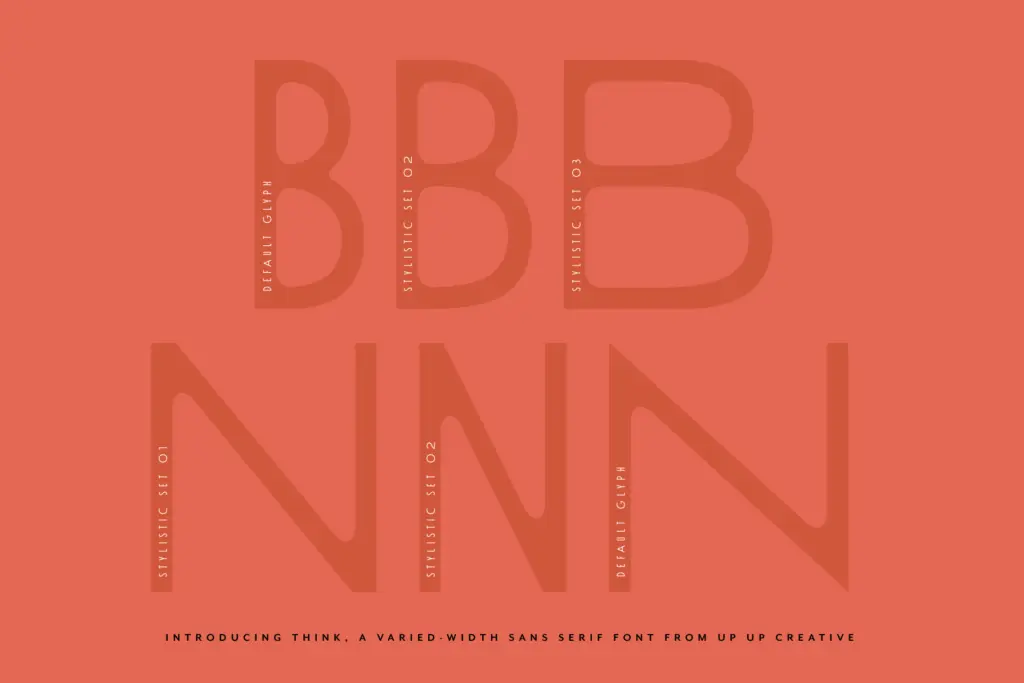 Think Sans specimen — Use cases