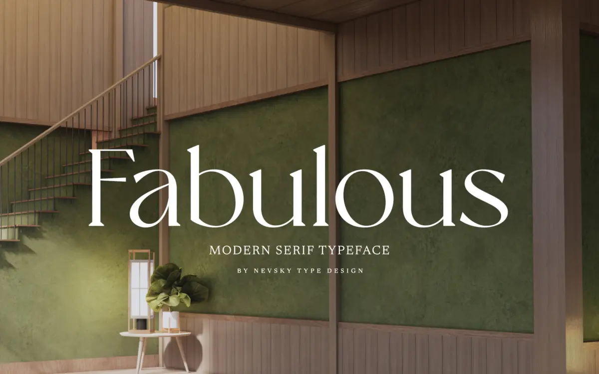 NT Fabulous: a high-contrast serif for fashion and luxury branding
