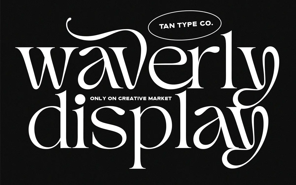 TAN - Waverly: A Refined Serif with Ligature-Driven Character