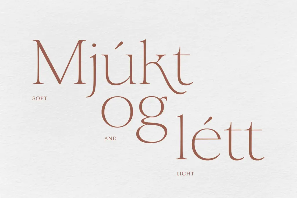 Velour specimen — Design style