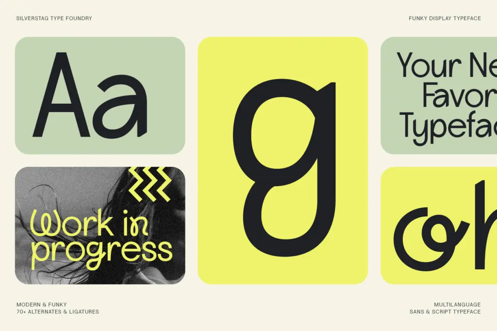 Lightshift specimen — Character set and features