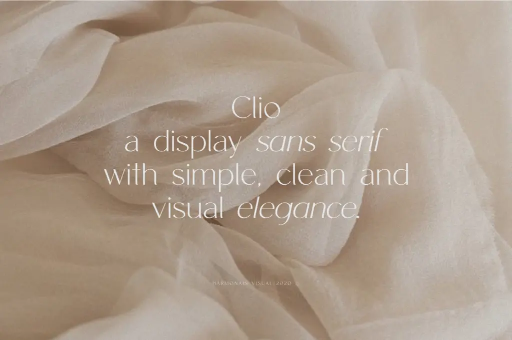 Clio specimen — Design style
