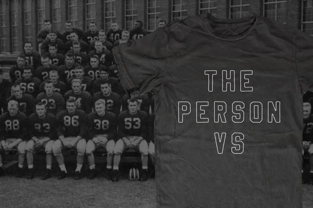 Vintage Varsity specimen — Character set and features
