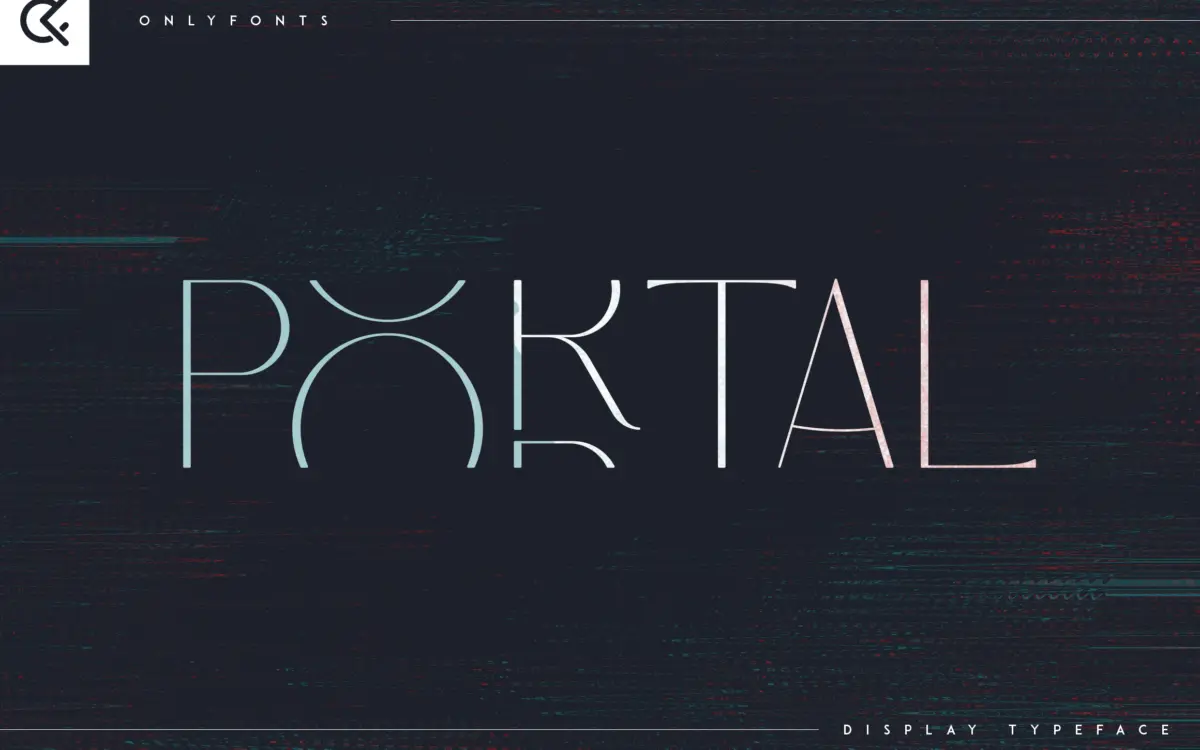 Portal: a thin cut-serif display face for invitations and headers
