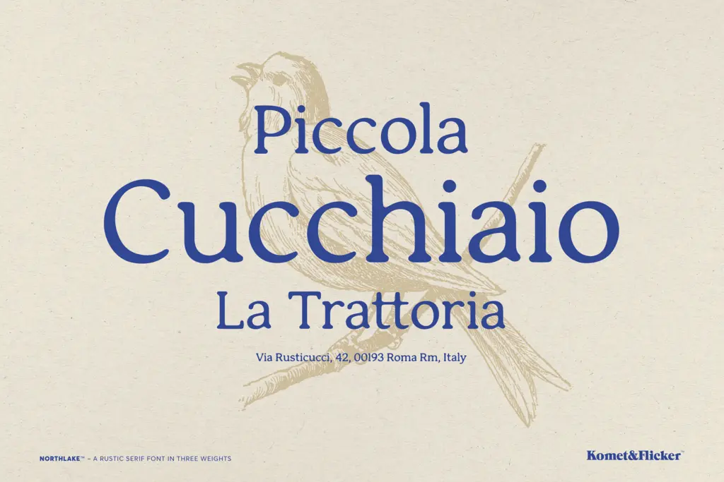 Northlake specimen — Design style