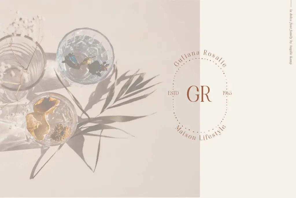 La Dolce specimen — Design style