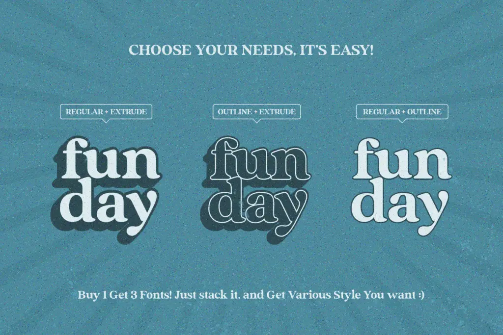 Vintage specimen — Character set and features