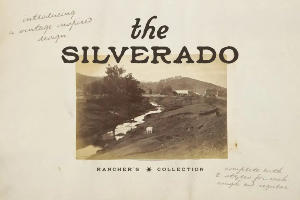 Silverado specimen — Design style