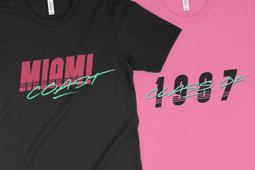 Hot Rush Font Duo specimen — Design style
