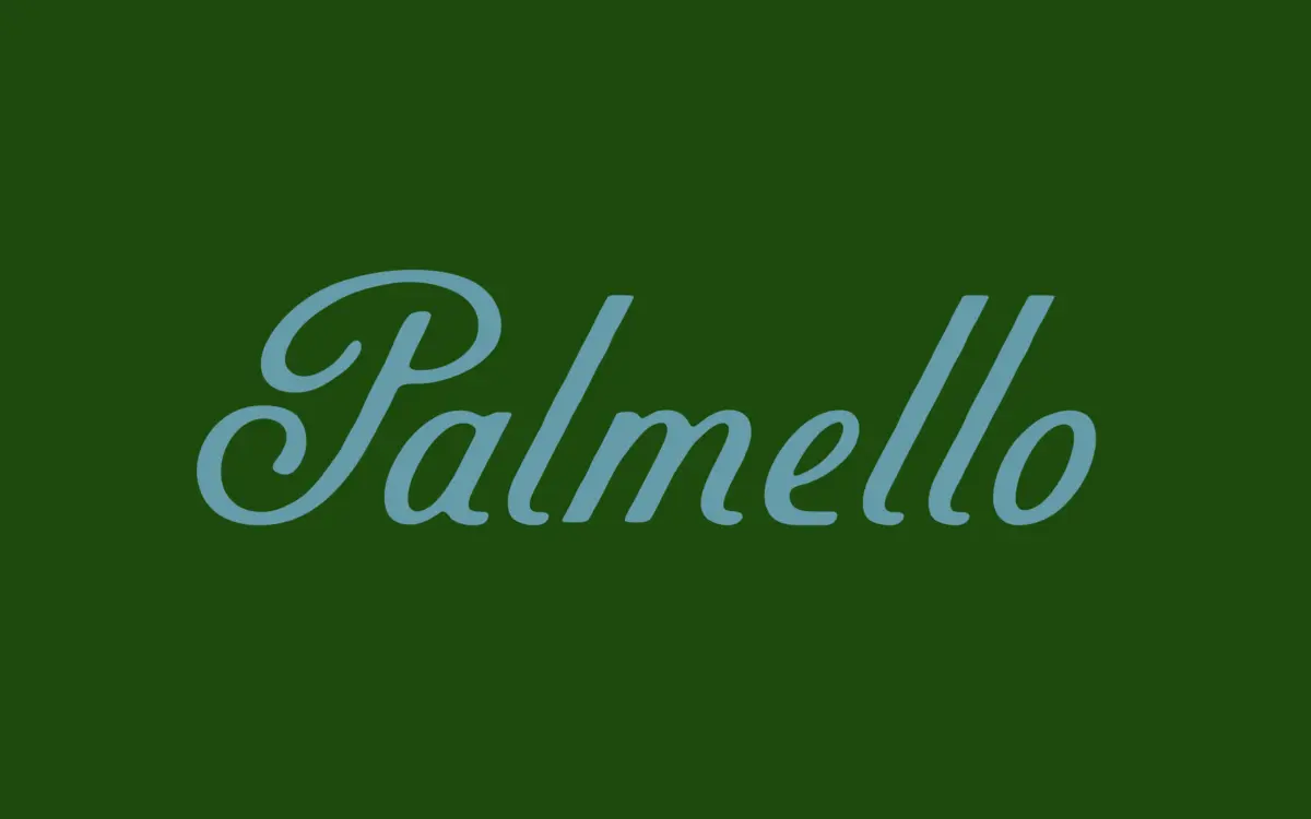 Palmello: a non-connecting script built for retro sign-painted branding