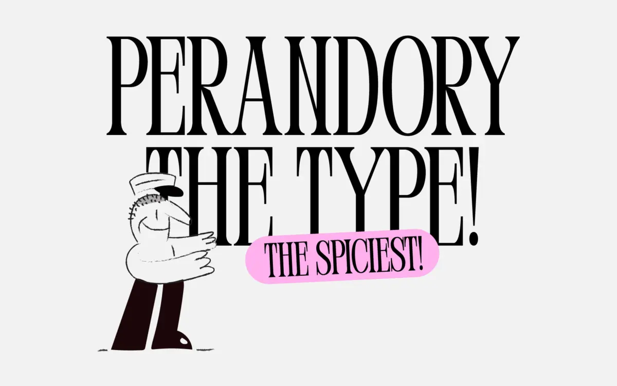 Perandory: a sharp-edged vintage-inspired serif for display work