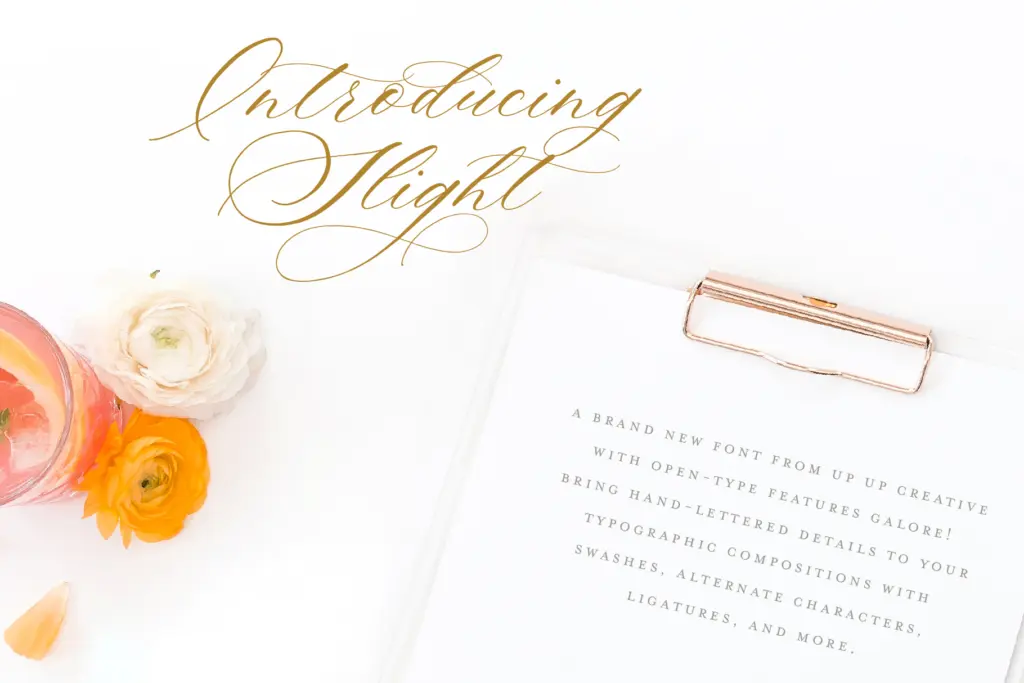 Slight specimen — Character set and features