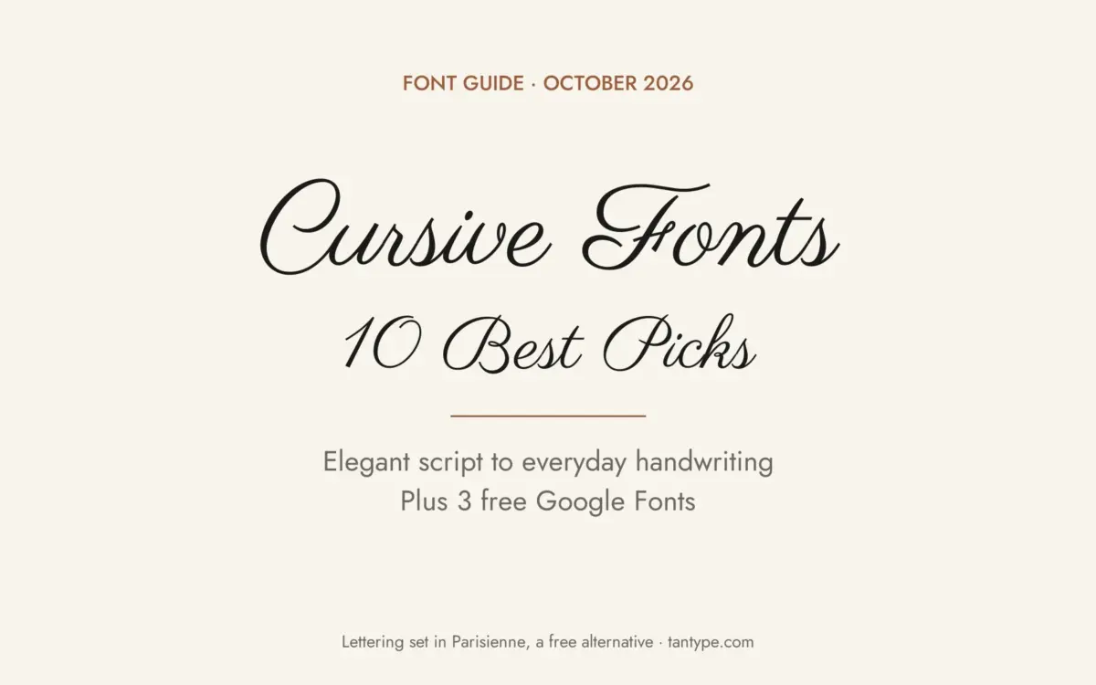 Best cursive fonts: elegant scripts, monoline cursive and real handwriting fonts from Creative Market, plus free options